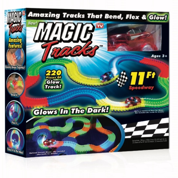 Magic Tracks Remote Control Glow In The Dark Multi-Color Flexible Track Set - Picture 6 of 9